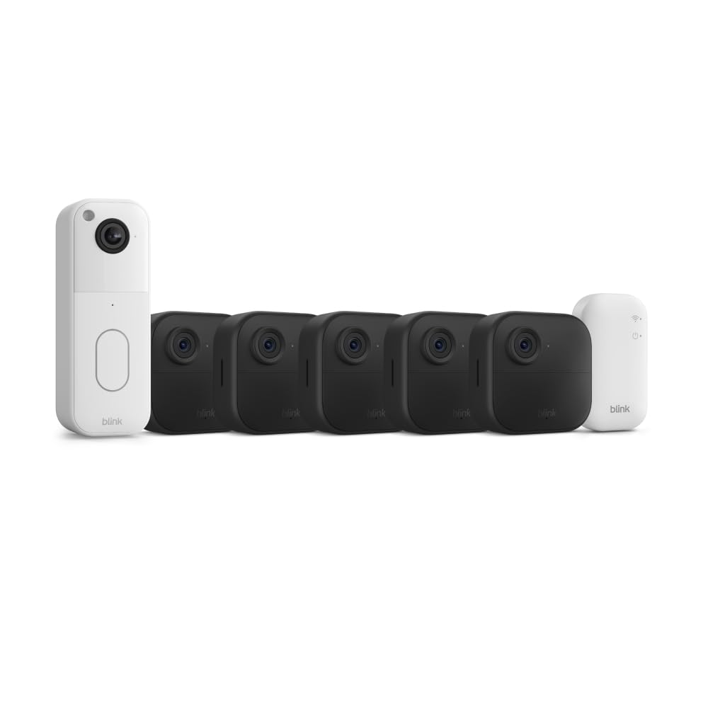 Wireless Smart Security Camera System with Video Doorbell O6559