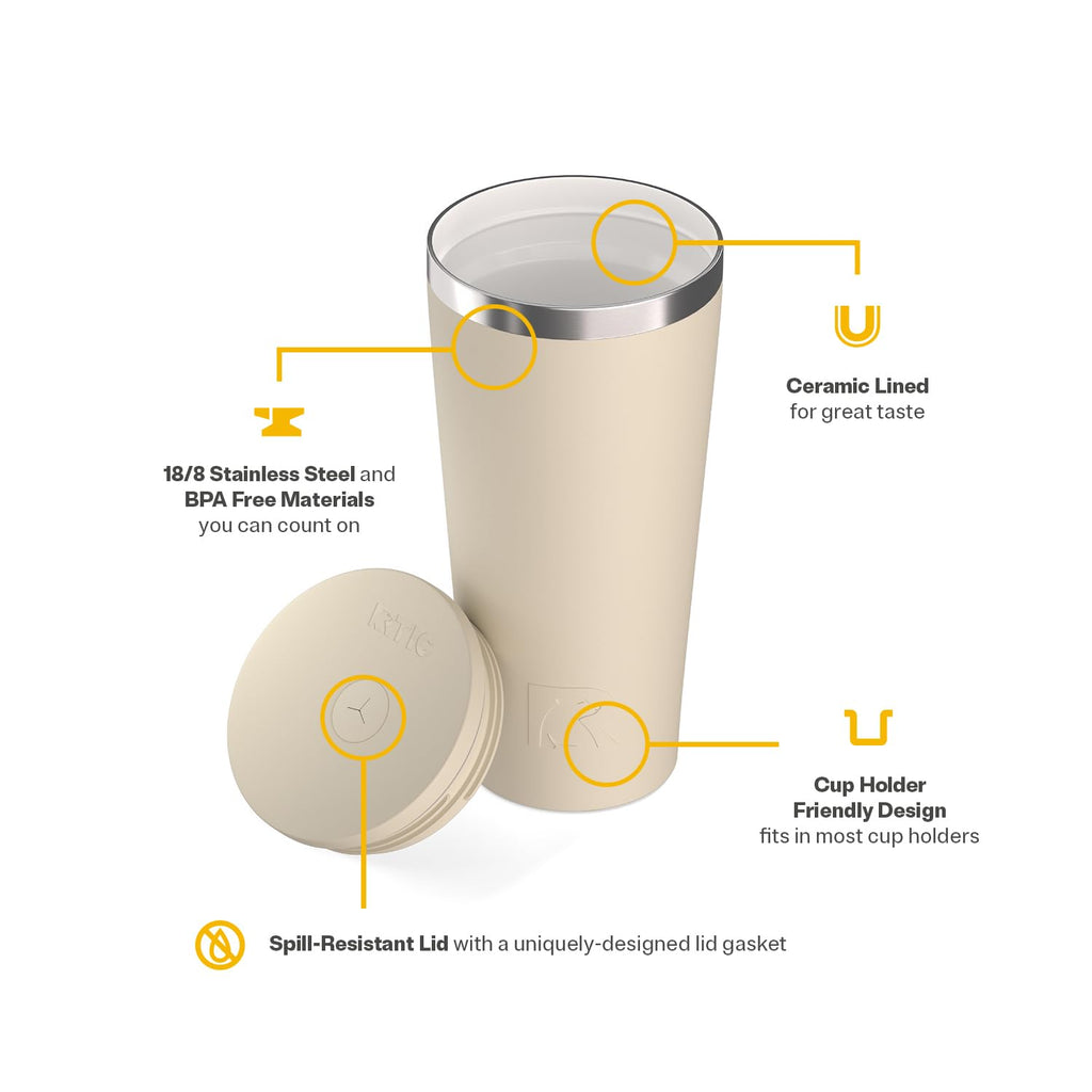 20oz Insulated Ceramic Lined Tumbler T3943