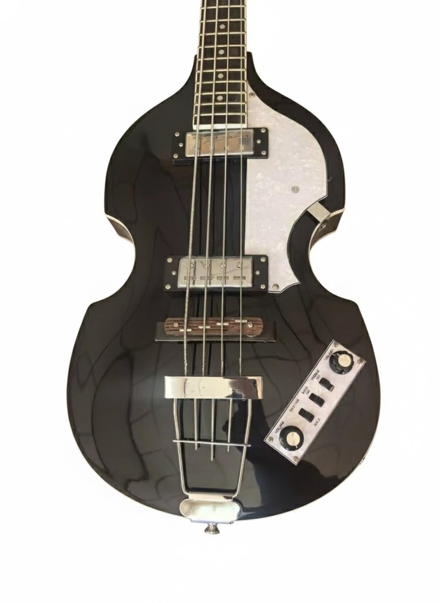 Electric Bass Guitar 4 String 41 Inch Short Scale Hollow Basswood Body A427039