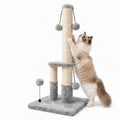 Tall Cat Scratching Post with Sisal Rope and 4 Balls W81245