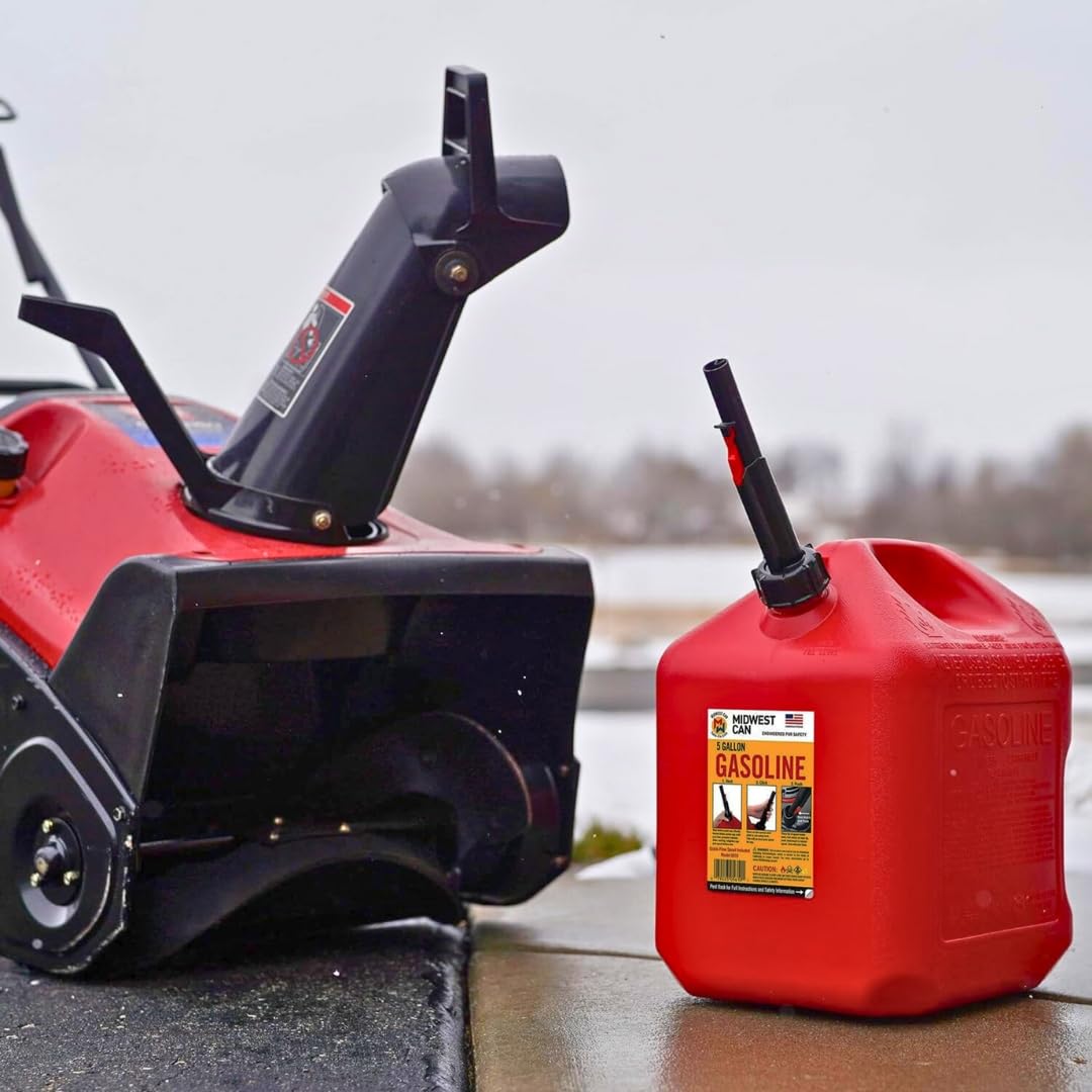 5 Gallon Gas Can Fuel Container with Spout 2 Pack K576