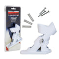 Aluminum Flagpole Bracket White Powder Coated 2-Position Pole Holder L746980