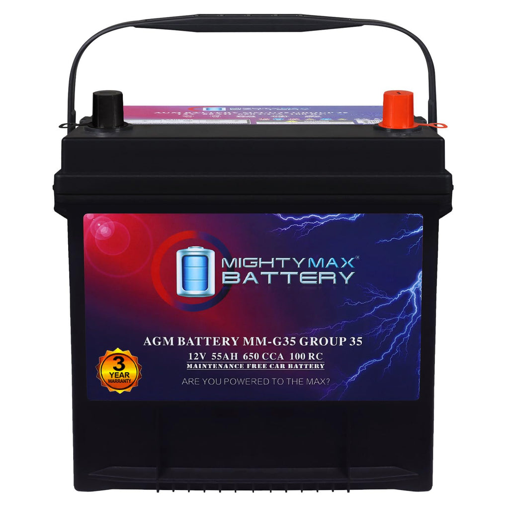 12V 55Ah AGM 650 CCA Replacement Battery J625680