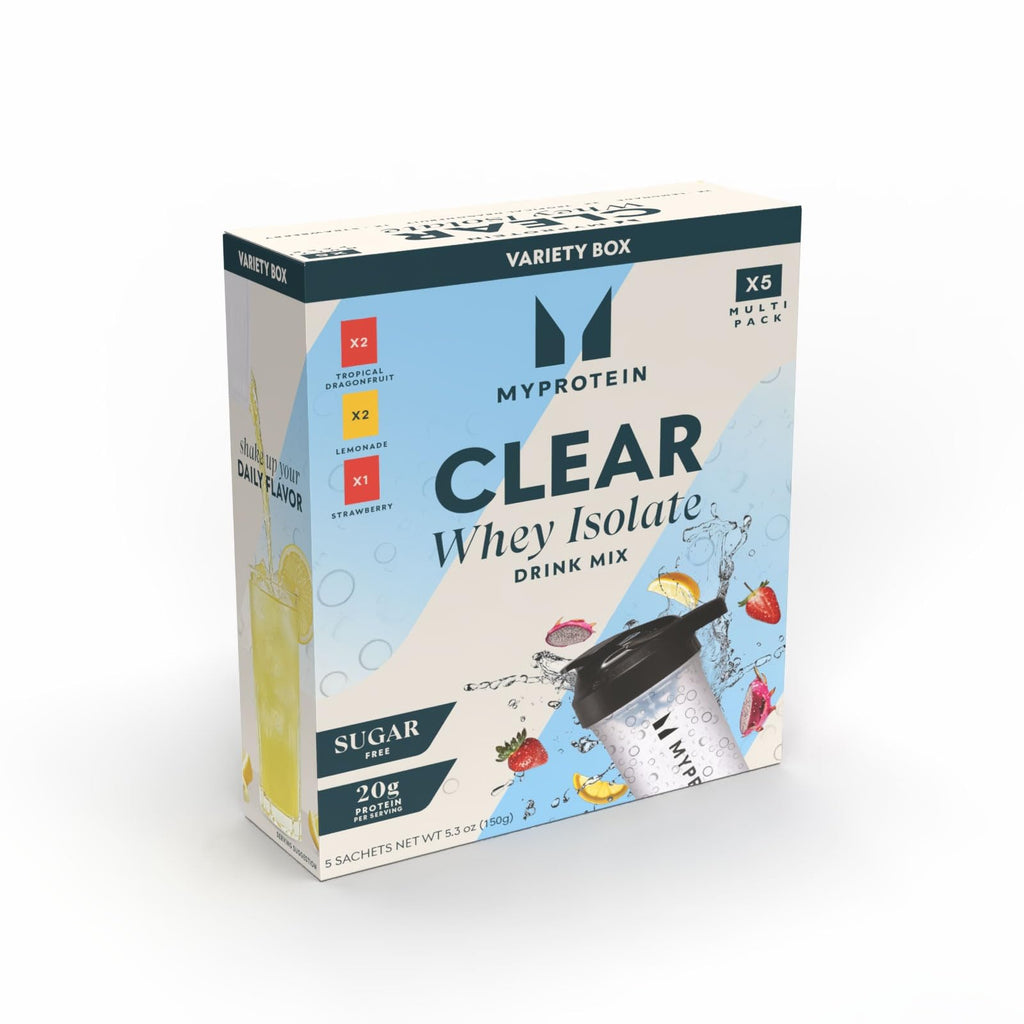 Clear Whey Isolate Protein Powder Drink Mix 5 Count Variety Pack J6140