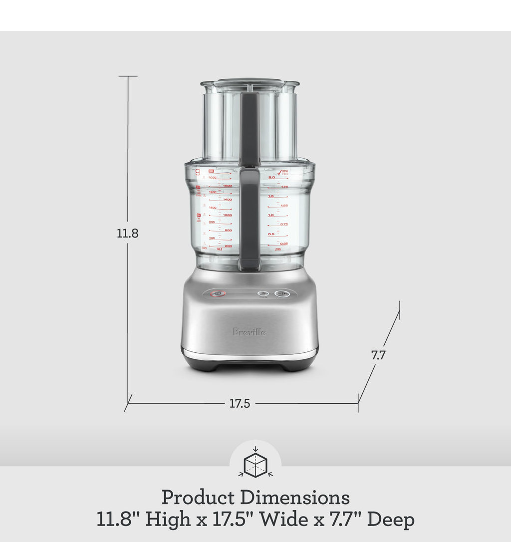 9 Processor and Dicer, Brushed Stainless Steel K2938
