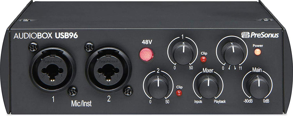 USB Audio Interface Bundle with Studio Monitors, Microphone, Headphones and Stands Z1642