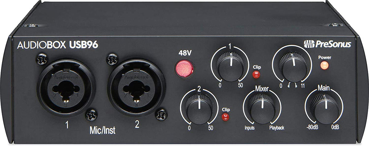 USB Audio Interface Bundle with Studio Monitors, Microphone, Headphones and Stands Z1642