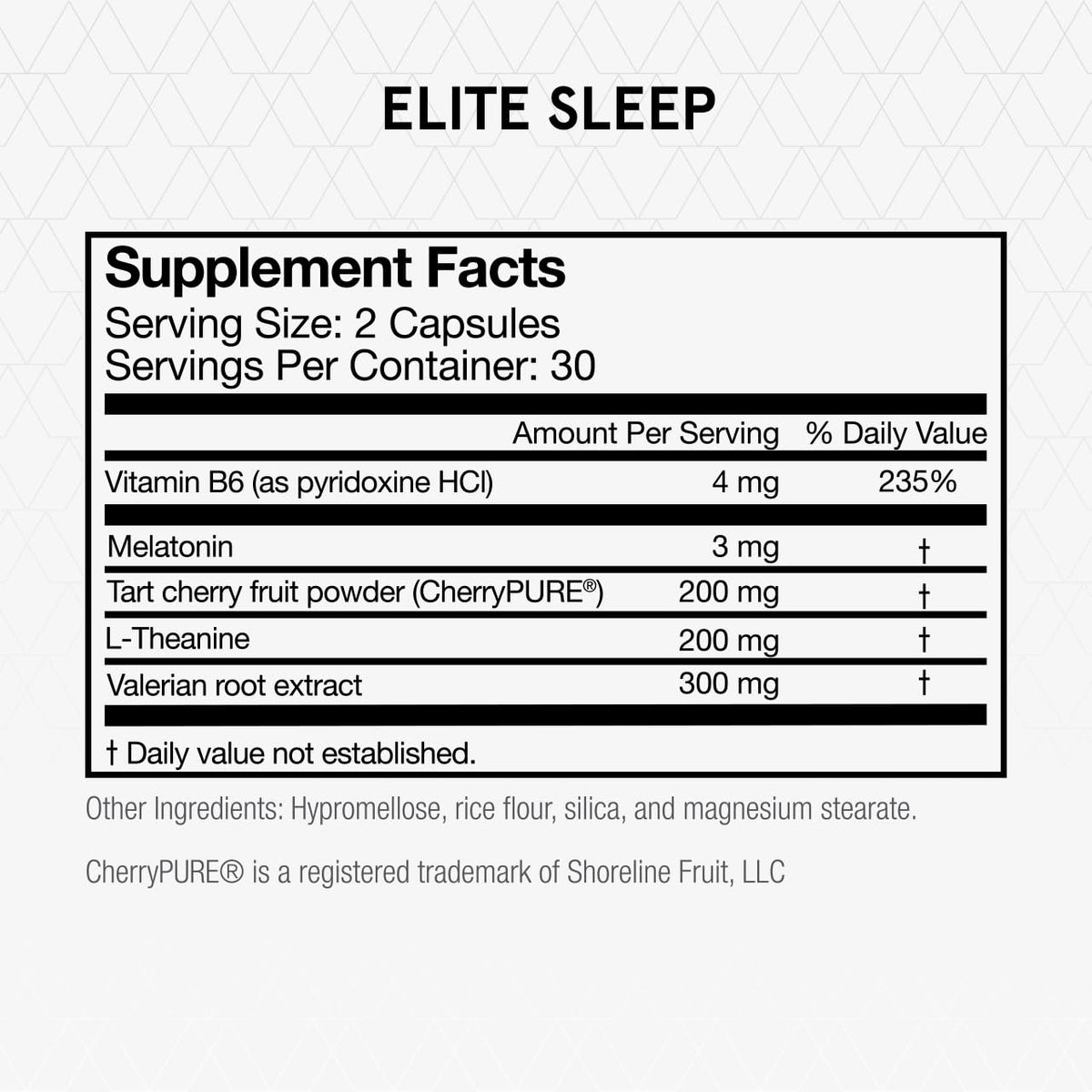 Melatonin L-Theanine Valerian Root Capsules O16841