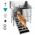 50 Inch 304 Stainless Steel Dog Bath Tub with Ramp Z2288
