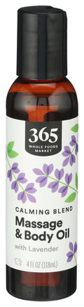 Massage & Body Oil with Lavender, 4 Fl Oz N857014