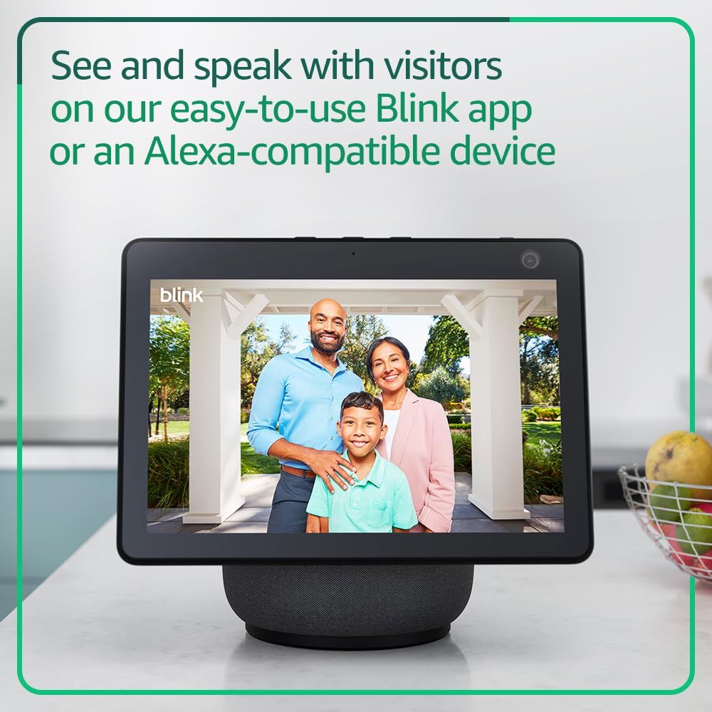 Wireless Smart Security Camera System with Video Doorbell O6559