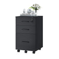 3 Drawer Wood Mobile File Cabinet V905625