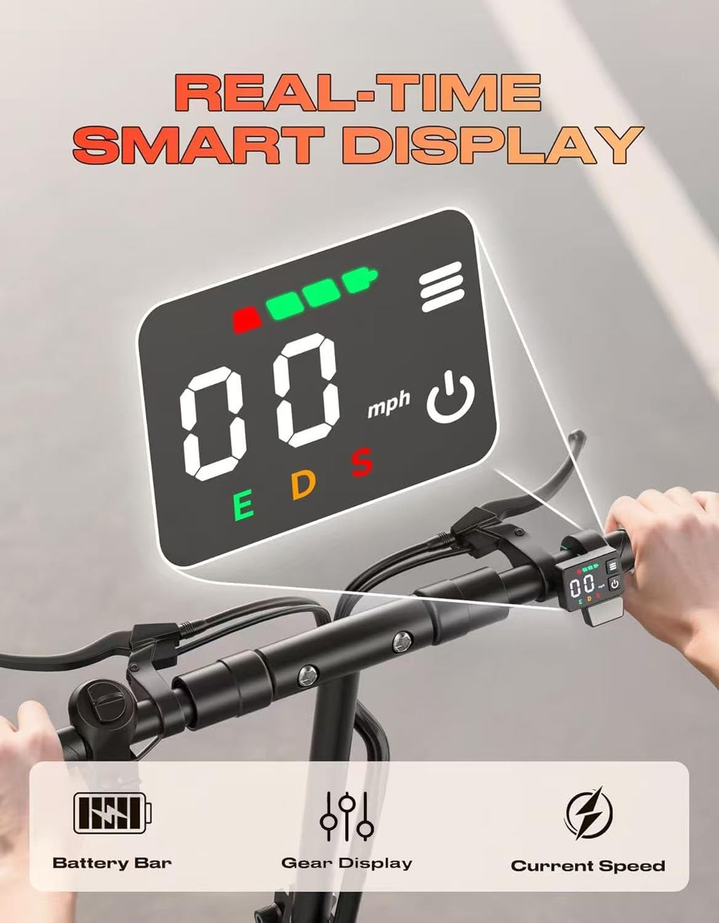1600W Off-Road Foldable Electric Scooter I2774