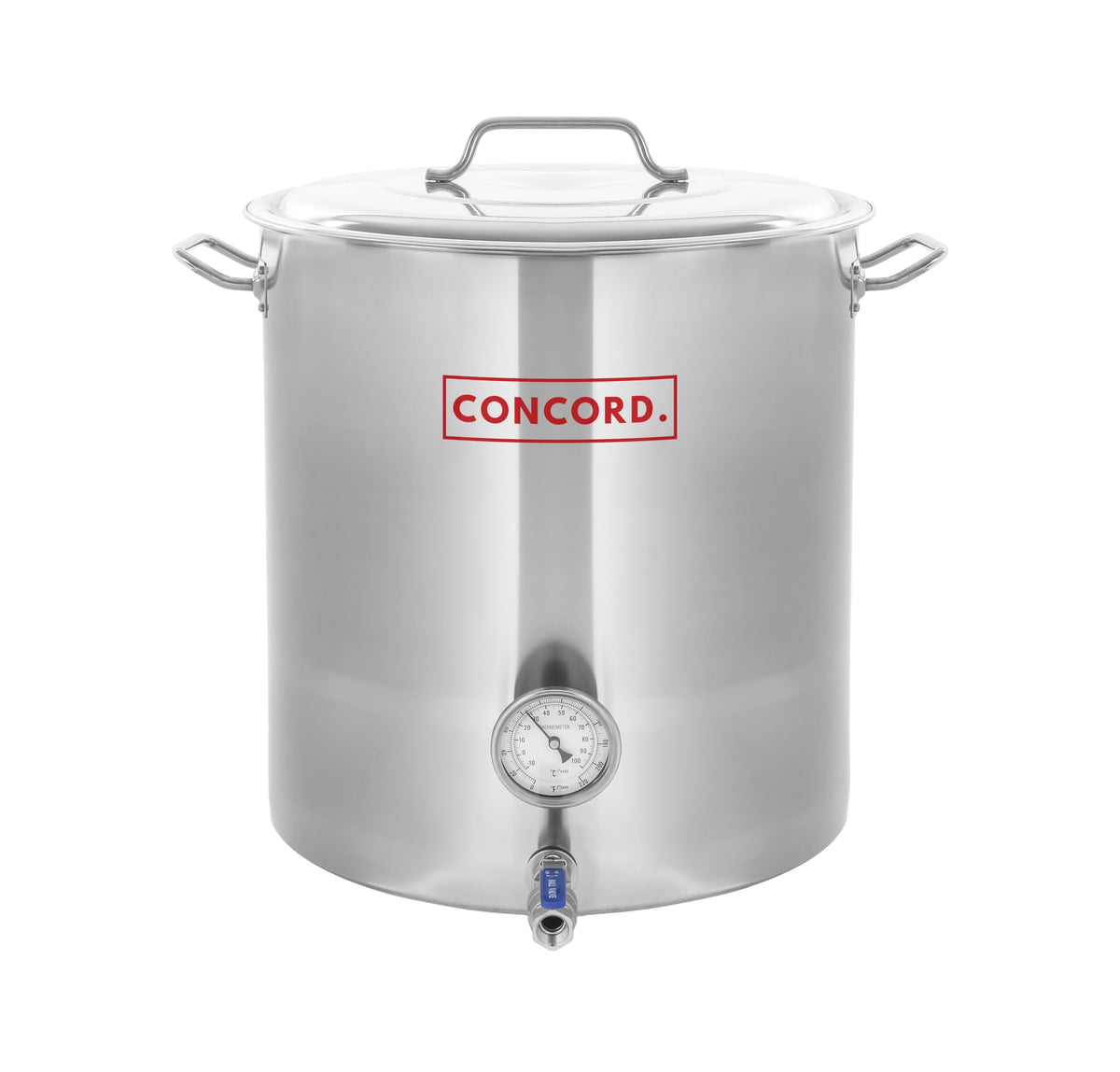 Stainless Steel 40 QT Stock Pot + Propane Burner E6178