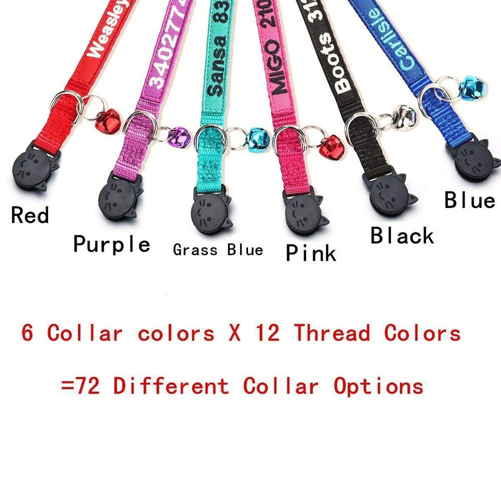 Nylon Cat Collar with Bell C27580