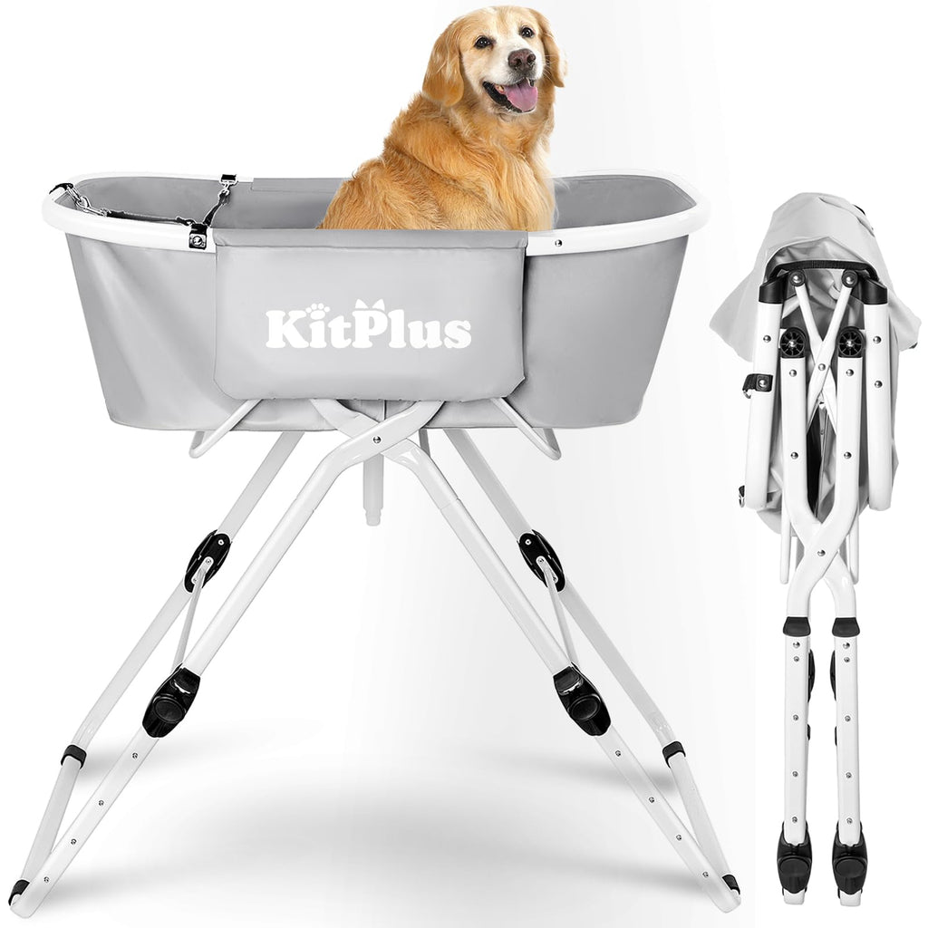 Portable 5 Height Adjustable Dog Bathtub V254