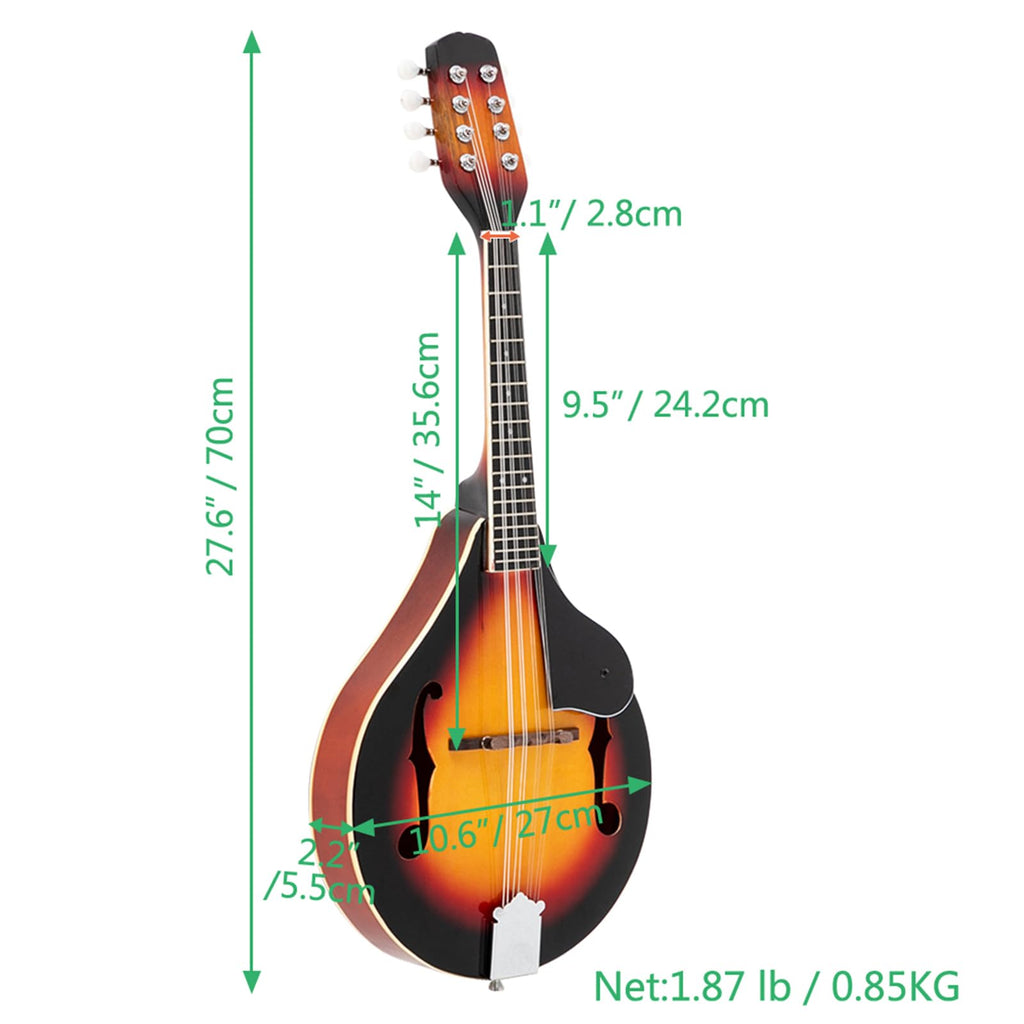 A Style Mandolin Musical Instrument with Guard Board R8954