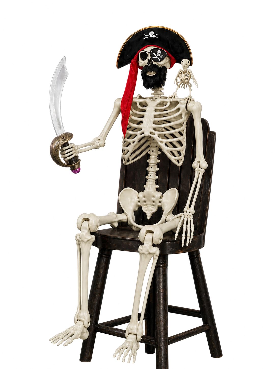 5.4 Ft Halloween Skeleton Decoration J162