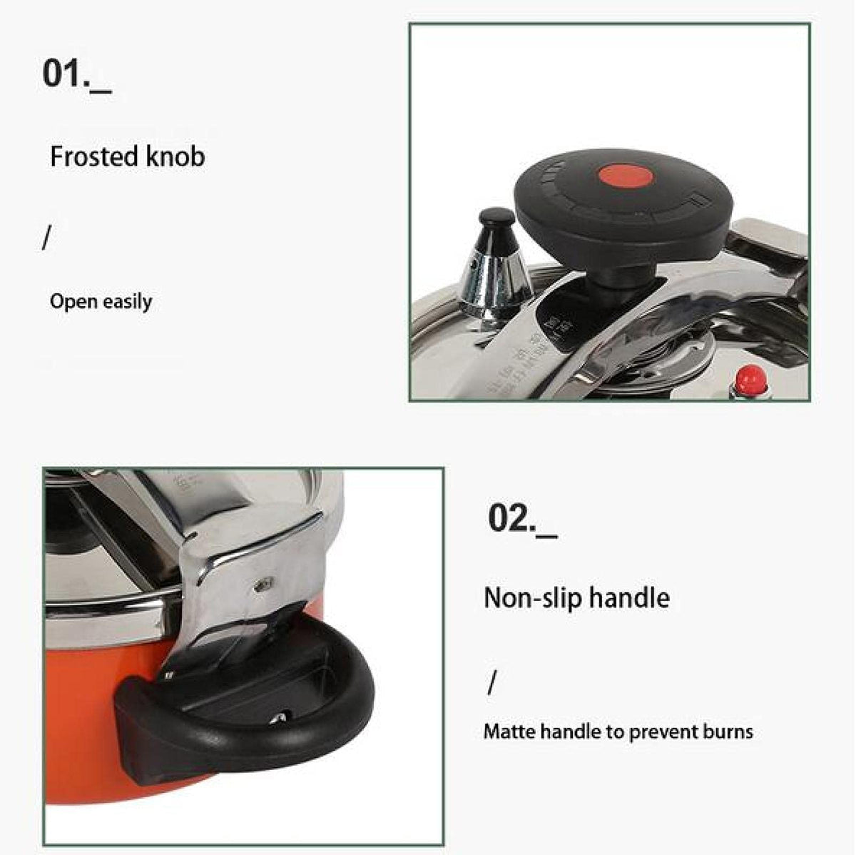 Camping Pressure Cooker Aluminum Alloy 2L C271