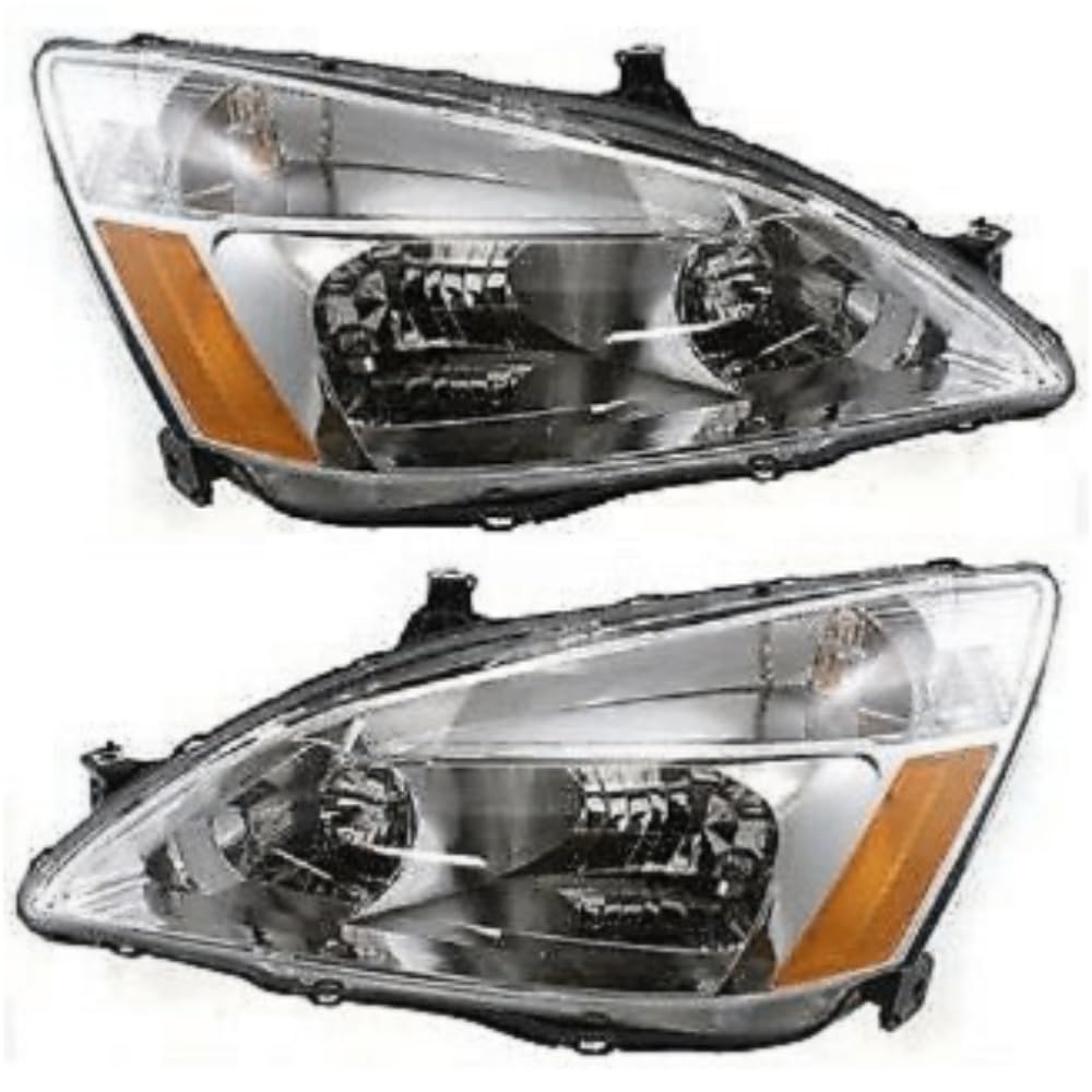 Headlight Set Left Right Clear Lens M323