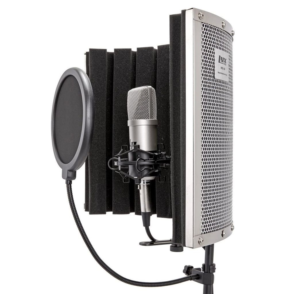 USB Audio Interface Bundle with Studio Monitors, Microphone, Headphones and Stands Z1642