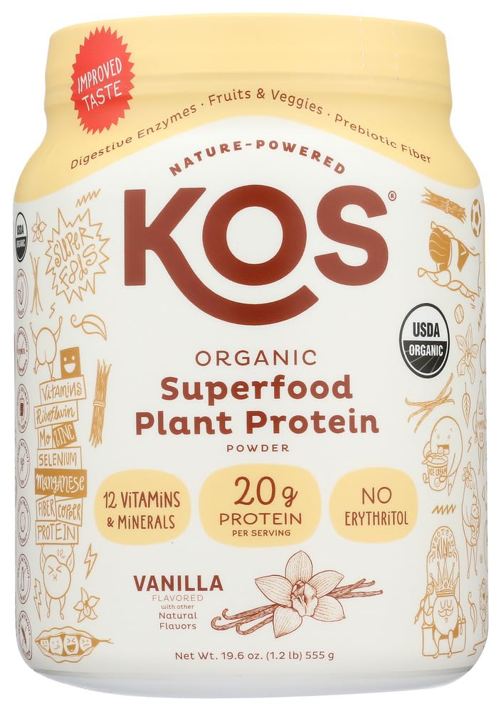 Organic Vanilla Plant Based Protein Powder D6685