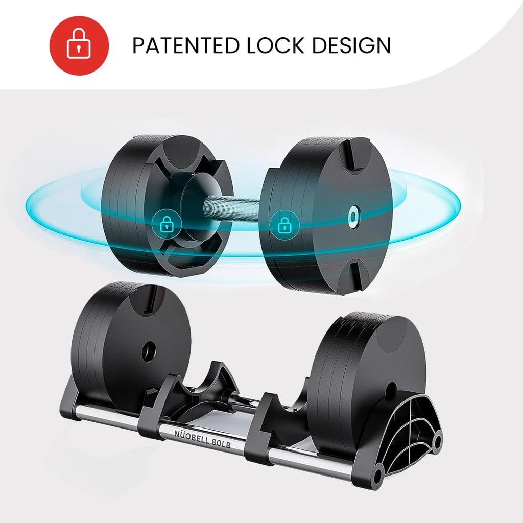 Adjustable Dumbbells 5-80 lb Set of 2 F5601