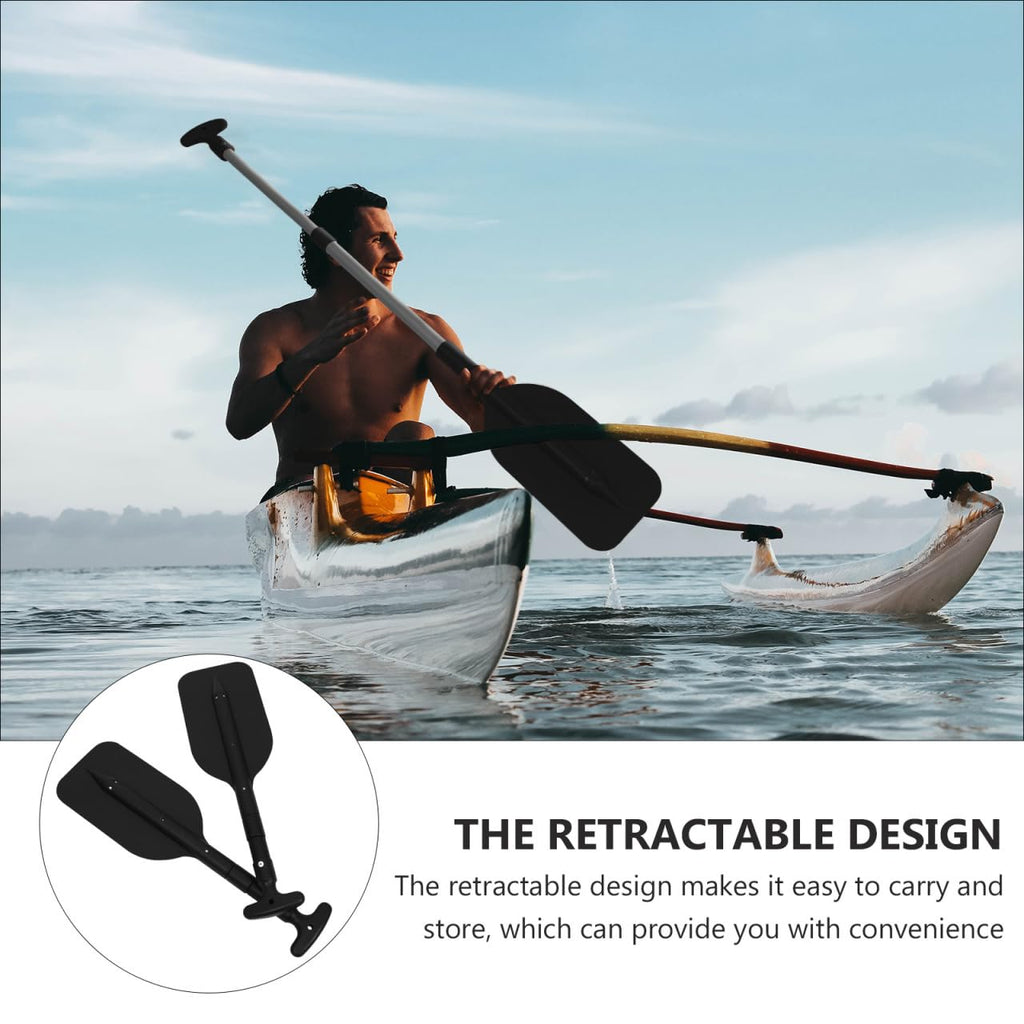 2Pcs Adjustable Aluminum Alloy Kayak Paddle K967052