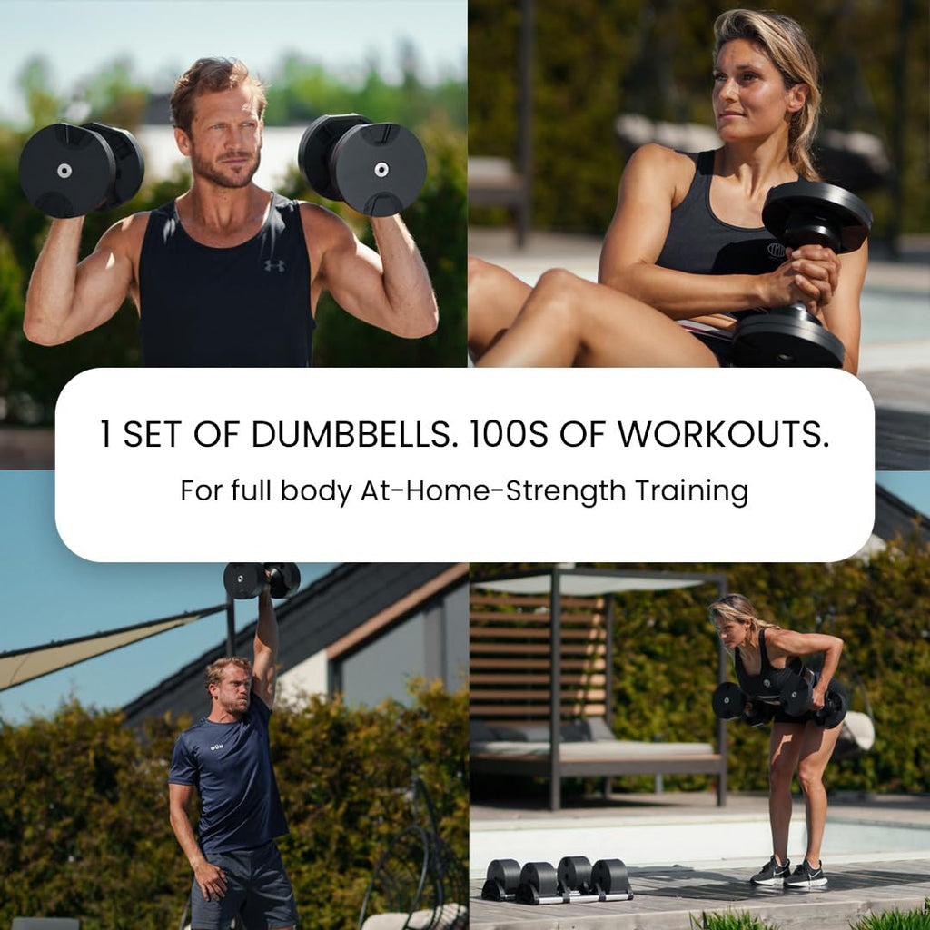 Adjustable Dumbbells 5-80 lb Set of 2 F5601