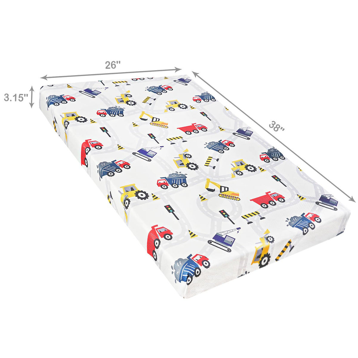 38" x 26" Soft Foam Pack N Play Mattress T401947