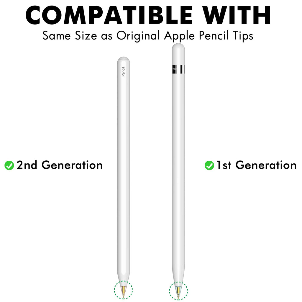 4 Pack Replacement Tips for Apple Pencil 1.95mm A6694