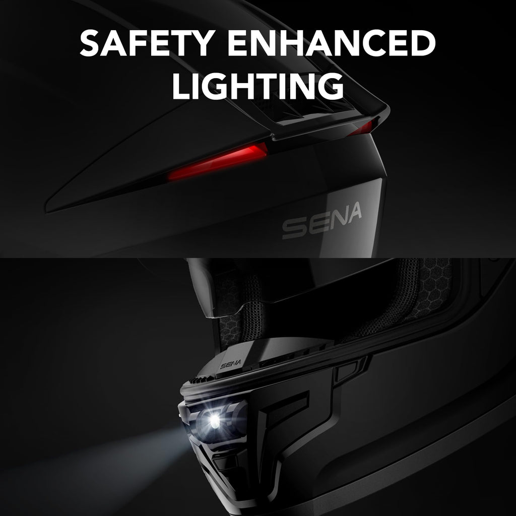 Full Face Smart Motorcycle Helmet with Integrated Communications O953550