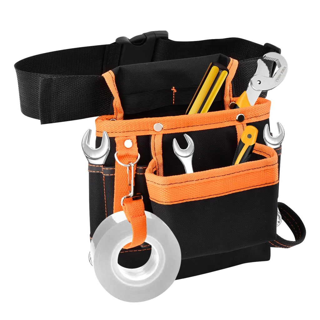 8 Pockets Tool Pouch Utility Waist Bag with Adjustable Belt Z377