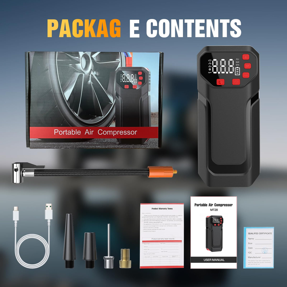 Portable Air Compressor 150PSI O712