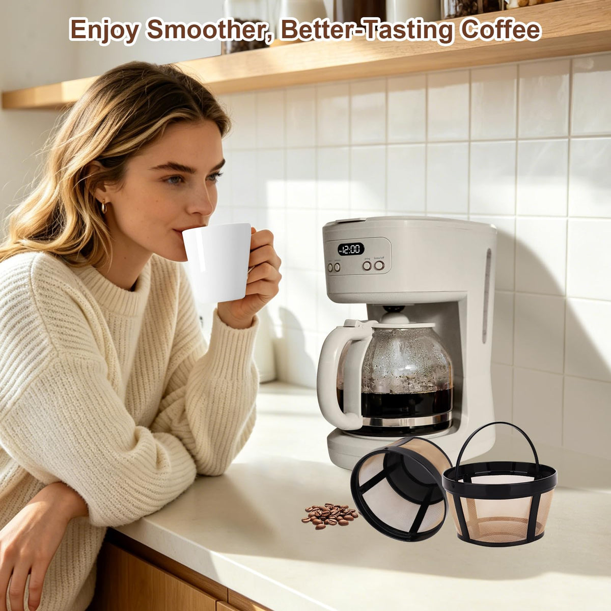 Reusable Coffee Maker Filter T443