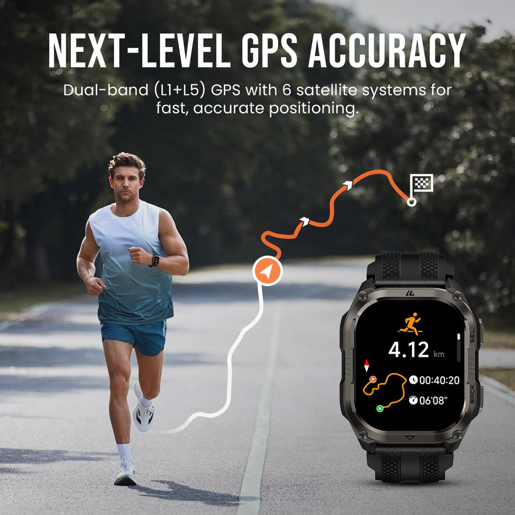 Smart Watch with GPS, Waterproof, 15-Day Battery J8255