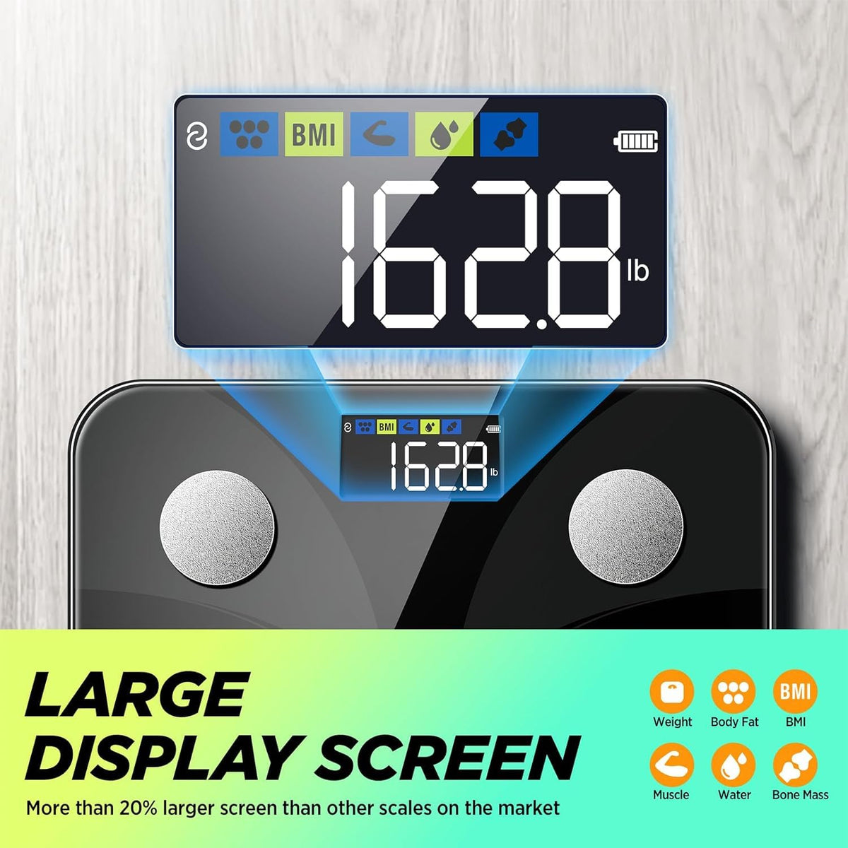Accurate Digital Body Weight and Fat Percentage Scale G39219