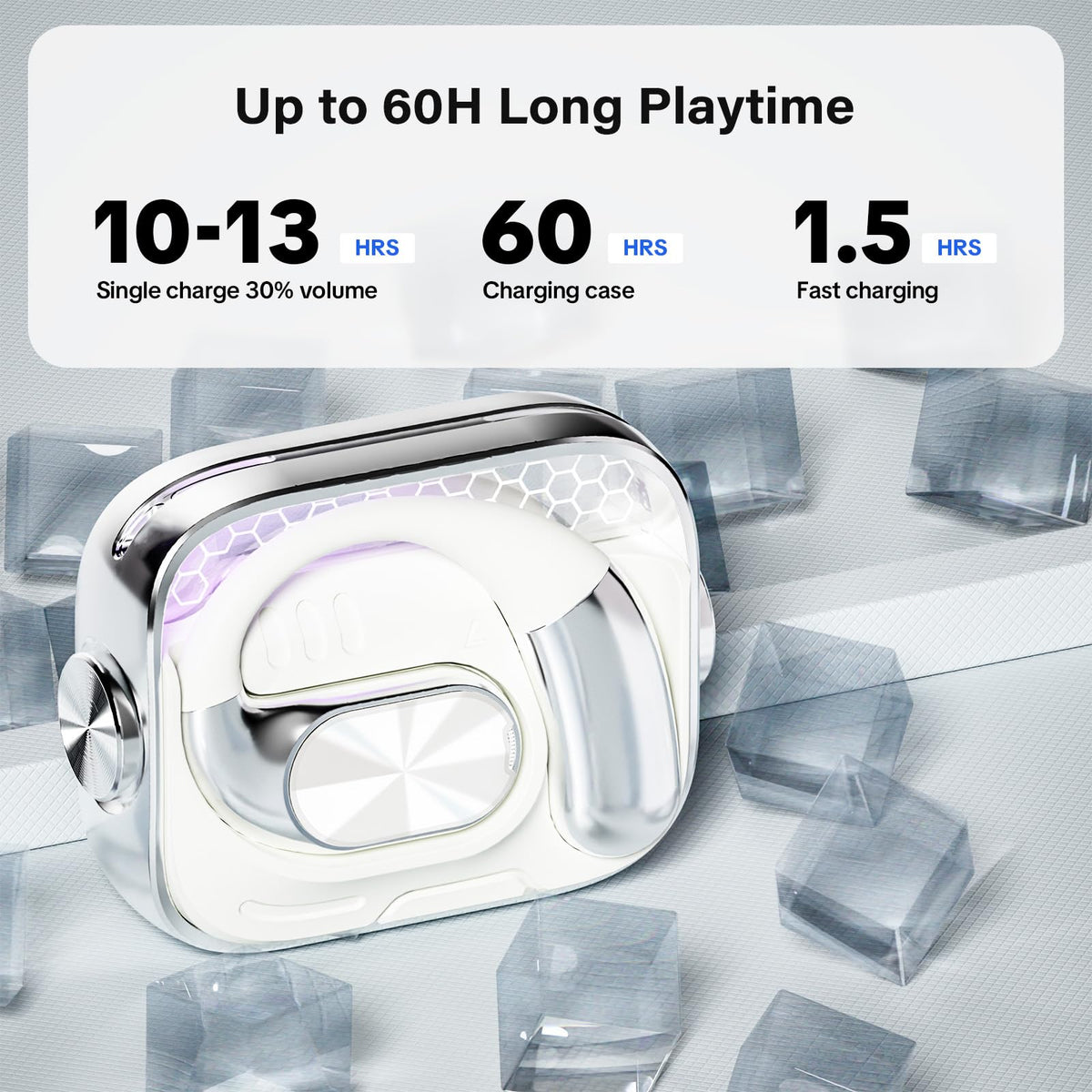 Open Ear Headphones with Earhook D5958