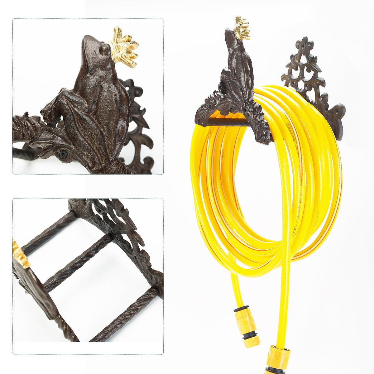 Cast Iron Wall Mounted Garden Hose Holder H419534
