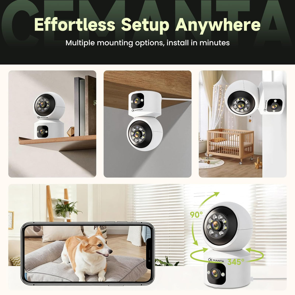 4MP Indoor Security Camera M456446