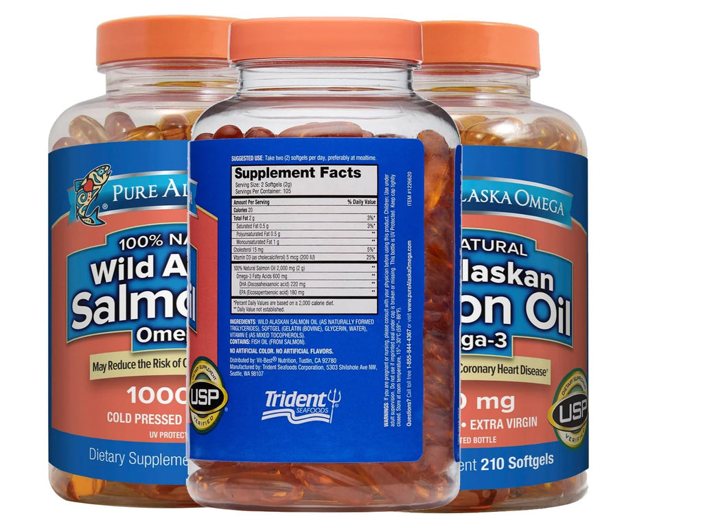Wild Salmon Oil 1000 mg Softgels Z5824