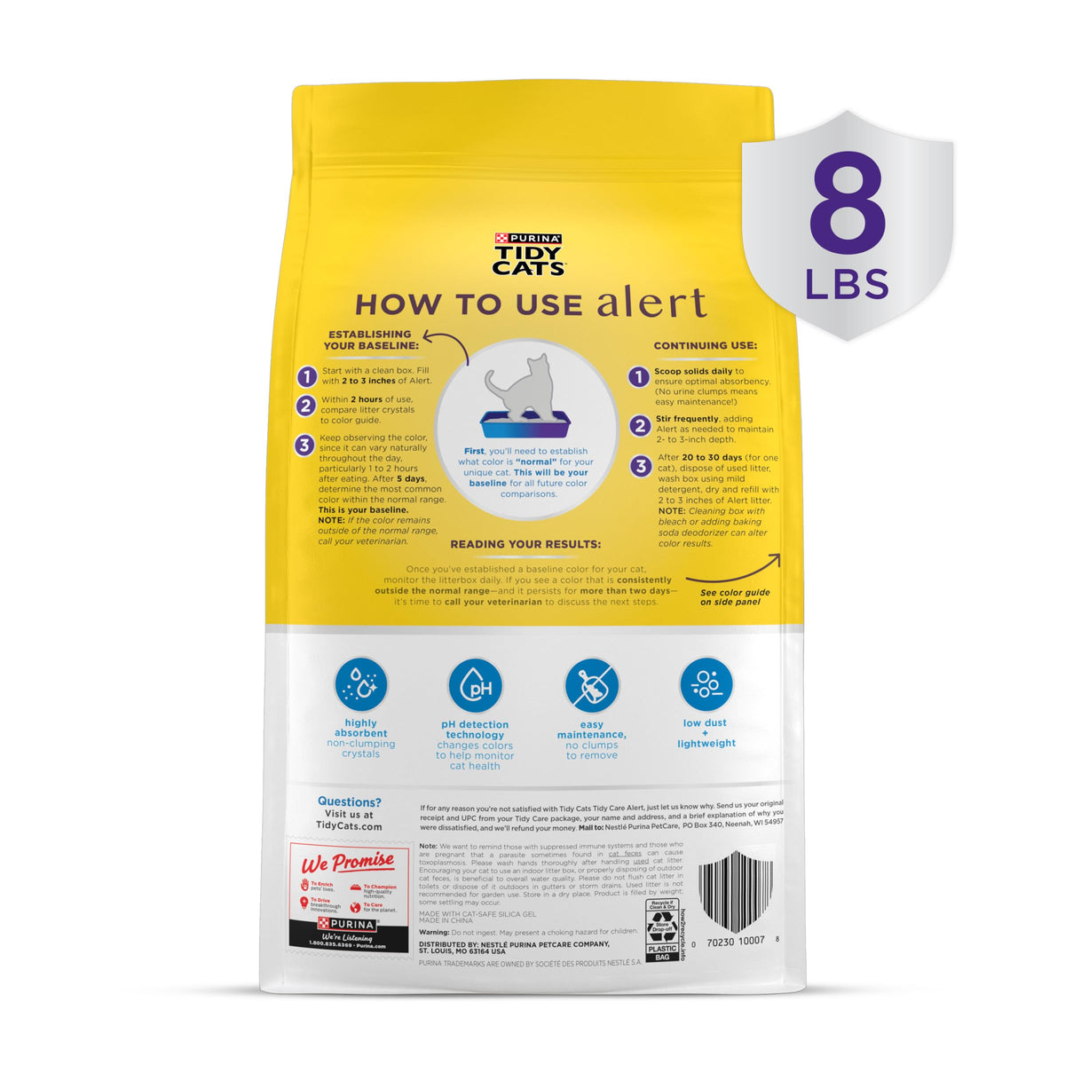 Health Monitoring Litter, 8 lb Z226479