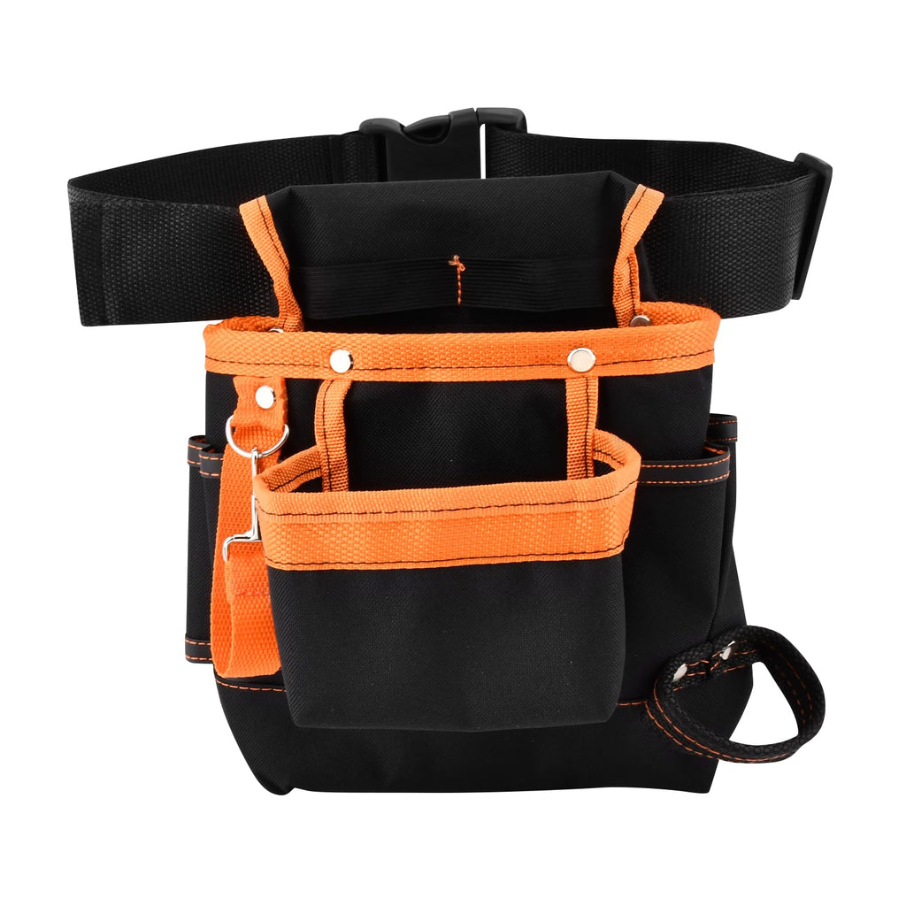 8 Pockets Tool Pouch Utility Waist Bag with Adjustable Belt Z377