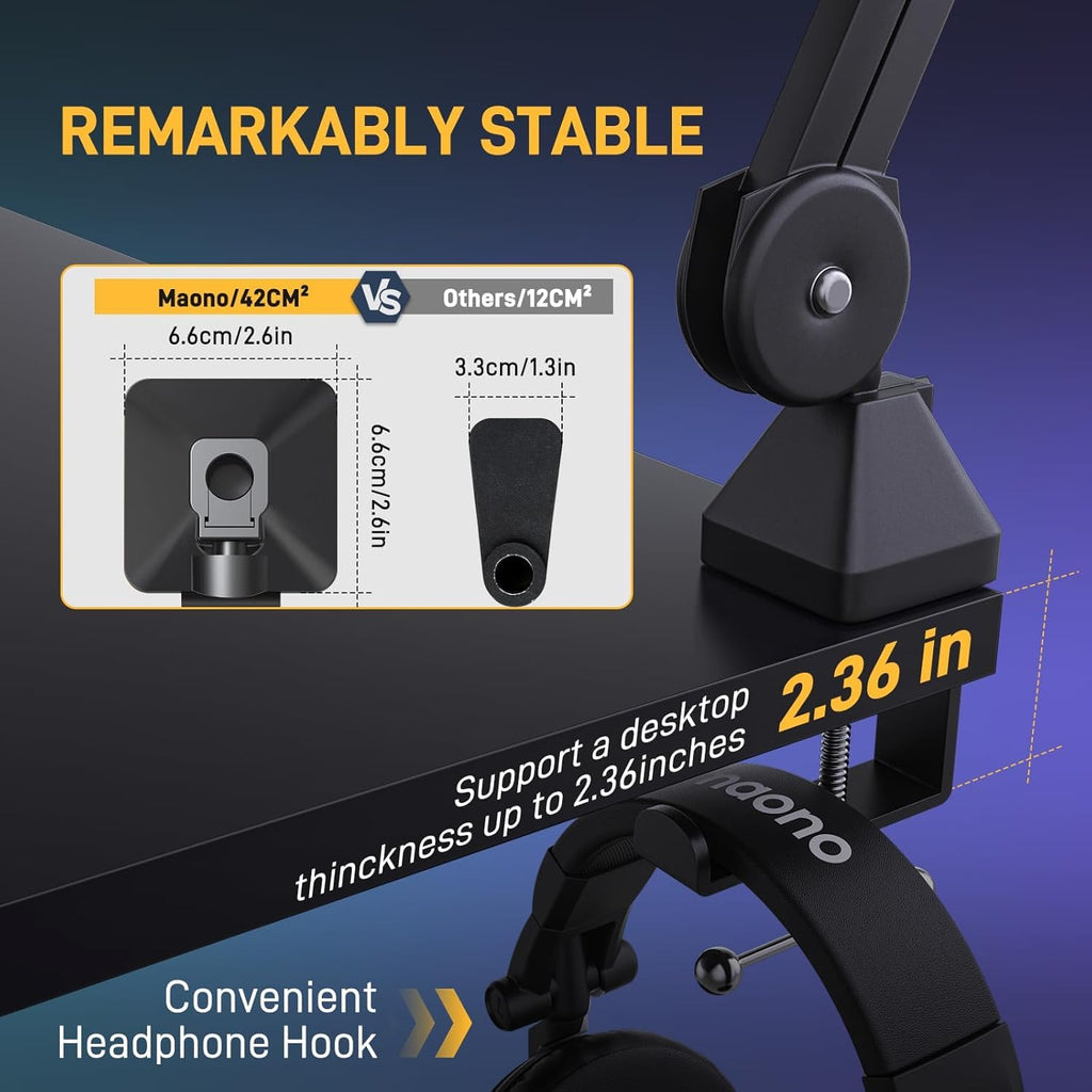 Dynamic Microphone Kit with Boom Arm V769