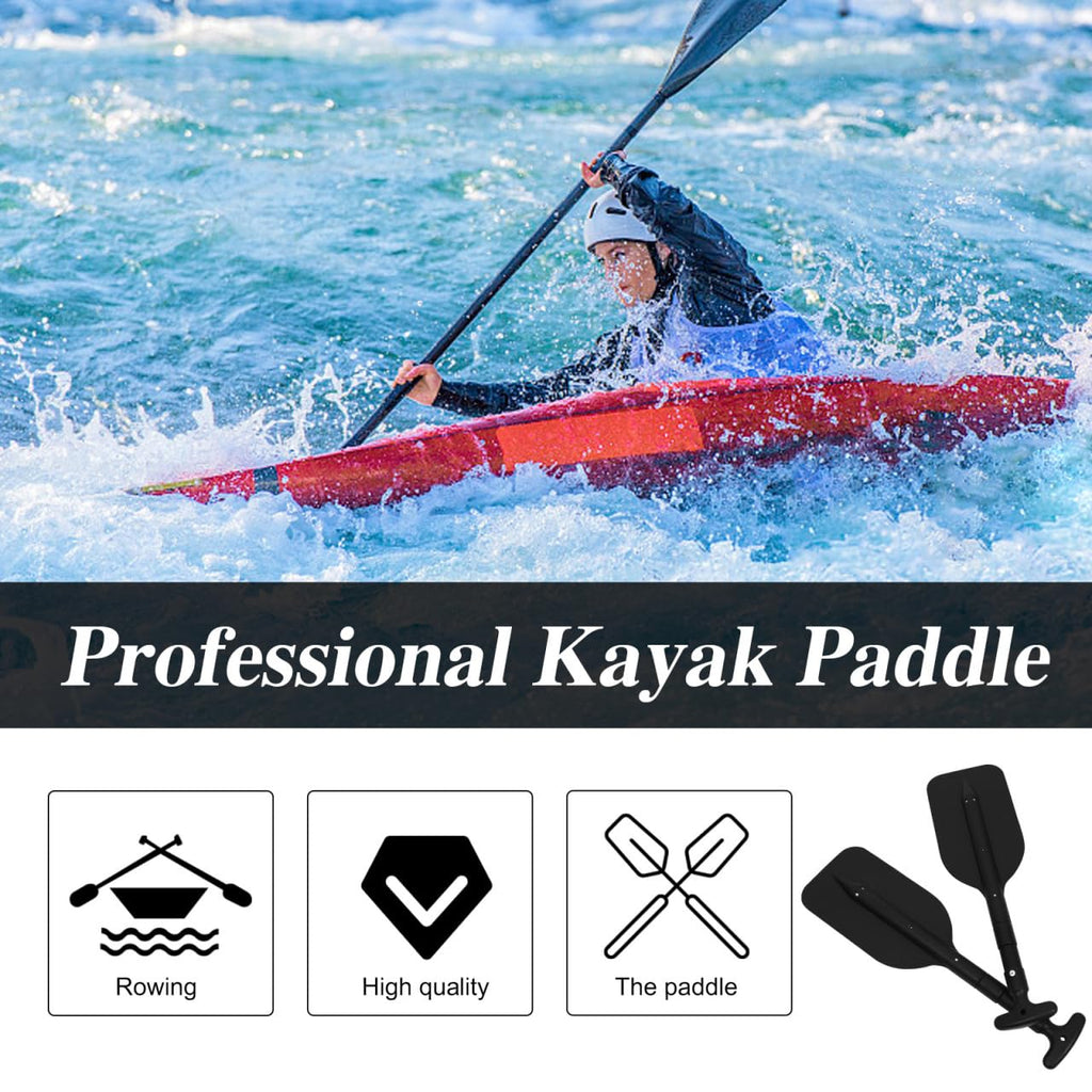 2Pcs Adjustable Aluminum Alloy Kayak Paddle K967052