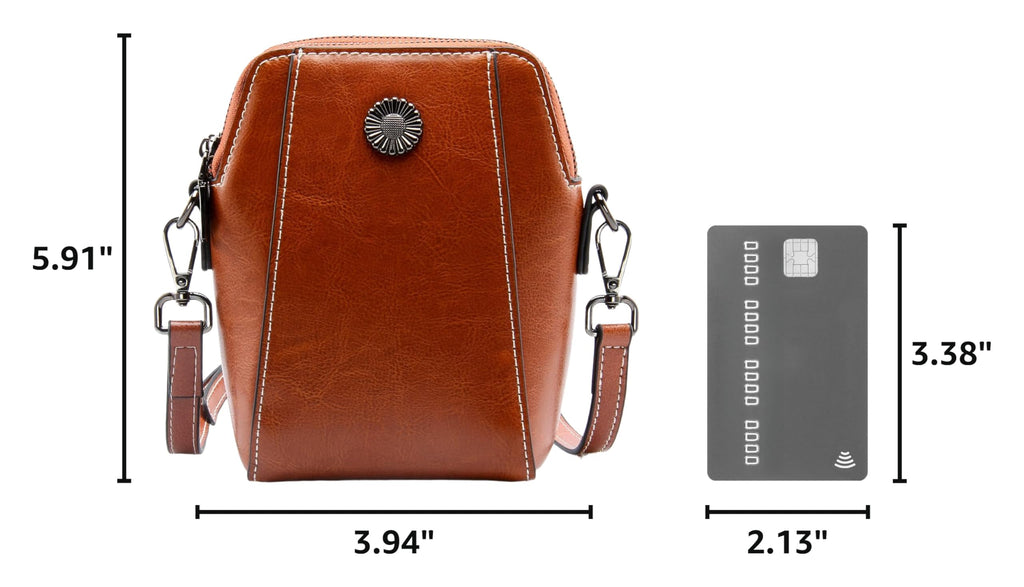 Small Genuine Leather Crossbody Bags X783
