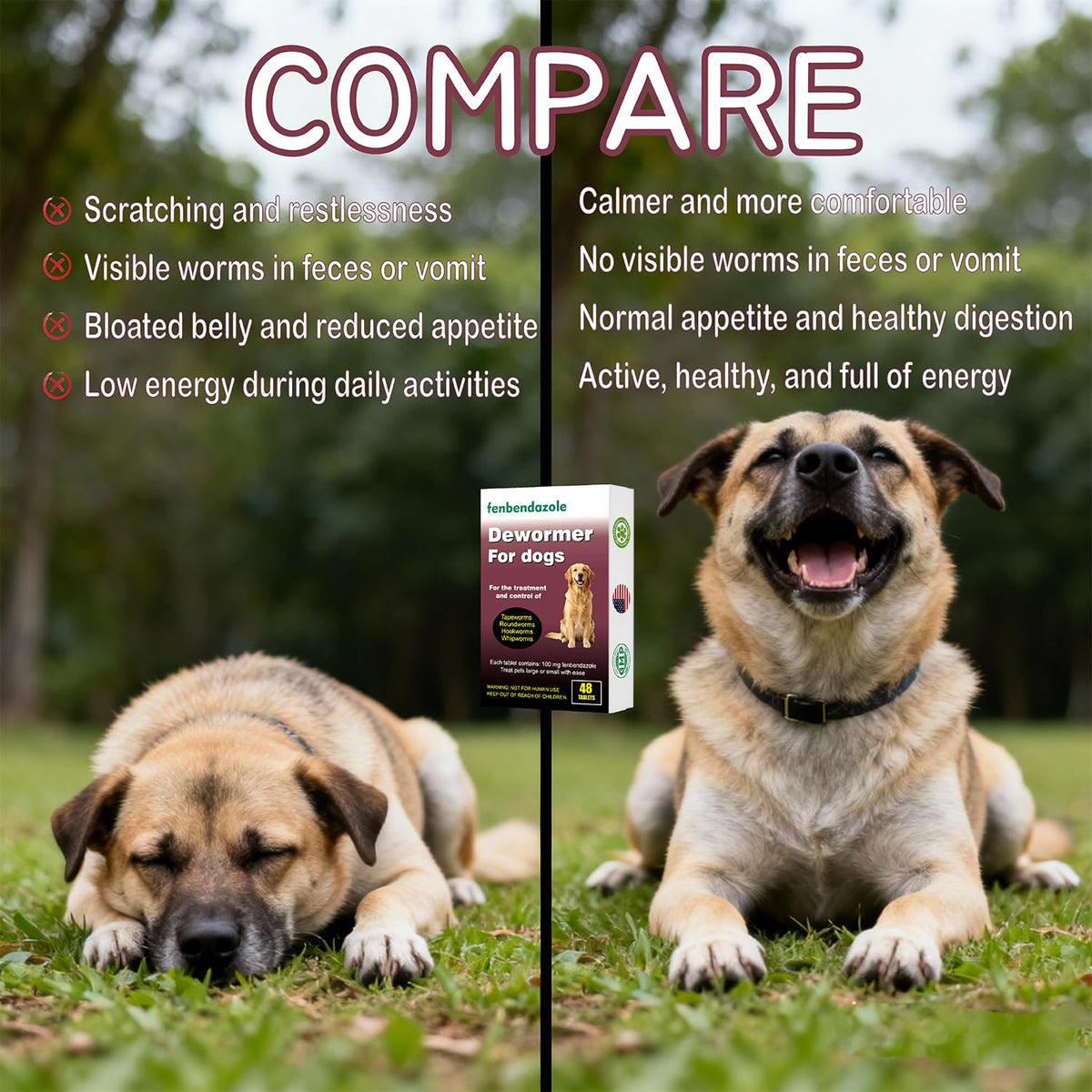 Dogs Dewormer 48 Count V294