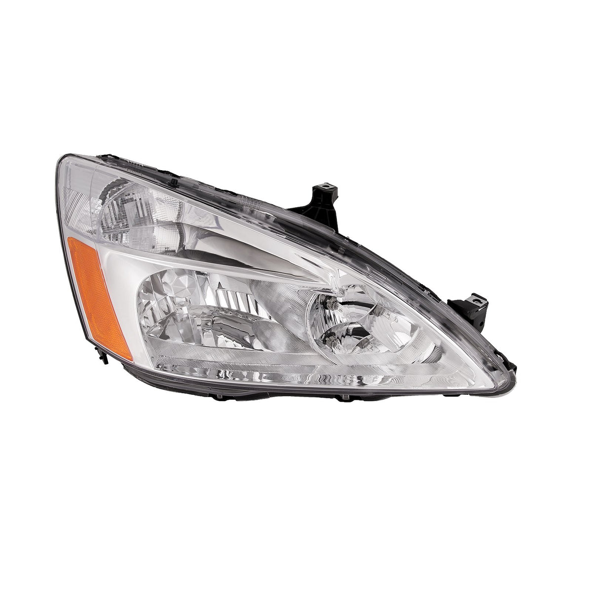 Chrome Housing Halogen Headlight Compatible With Honda Accord 2003-2007 D60714