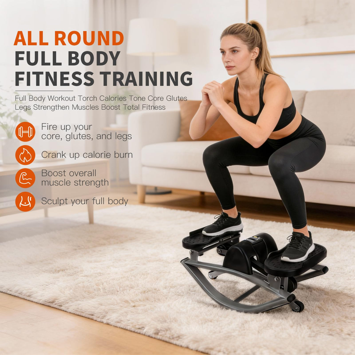 Aerobic Step Platform Rocking Fitness Machine U4682