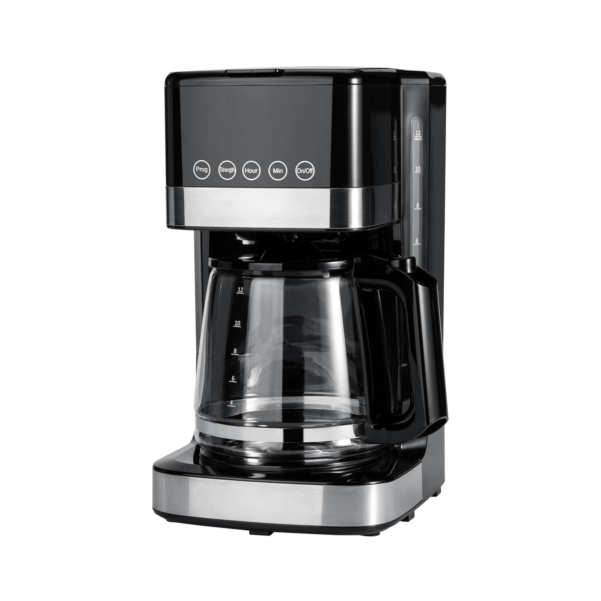 12 Cup Programmable Drip Coffee Maker with Glass Pot E32790